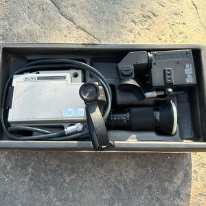 Sony DXC-1610 Color Video Camera MF Trinicon Camcorder Case Org Price 4k…